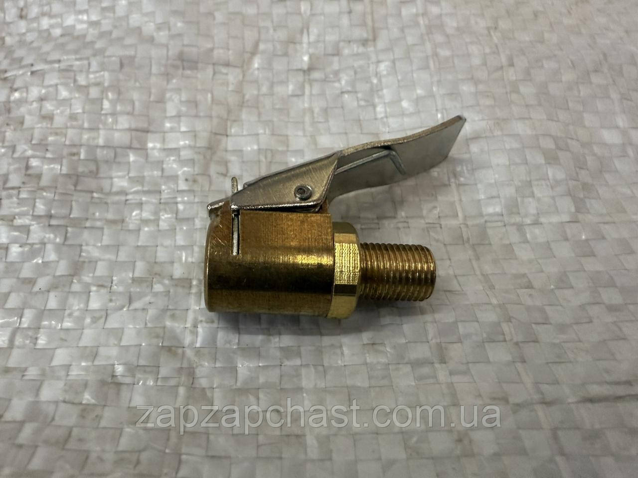 Наконечник для підкачування коліс шин швидкознімний для насоса компресора різь 8 мм, фото 1