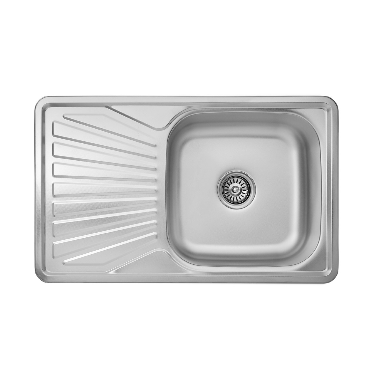 Кухонна мійка Kroner KRP Dekor — 7848 (0.8 мм), фото 1