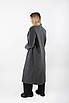 Пальто класичне прямого крою темно-сіре 24008 (2000000142852), фото 5