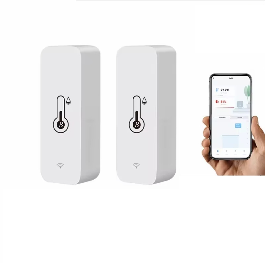 Комплект із 2 Bluetooth датчиків температури та вологості BTH01. Термометр. Гігрометр. Tuya / Smart life