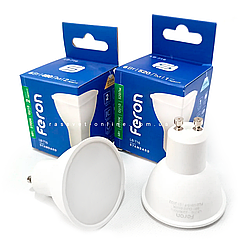 Світлодіодна лампа Feron GU10 LB-716 6W LED 220V MRG Ø50х58мм 2700K / 4000K / 6400K матова 500Lm