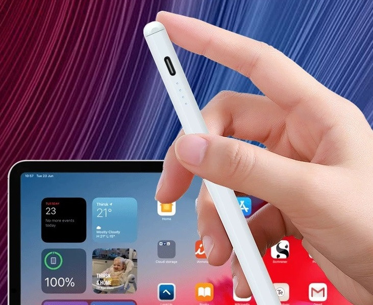 Універсальний активний 3в1 магнітний стилус Universal для письма та малювання IOS Android
