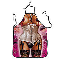 Прикольний фартух для жінок 73 на 57 см різнобарвний