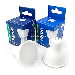 Світлодіодна лампа Feron MR-16 LB-216 8W LED 220V G5.3 Ø50х58мм 2700K / 4000K матова 700Lm