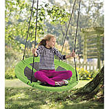 Дитяча гойдалка Діаметр 100 см, Вуличні дитячі гойдалки, Підвісна гойдалка для дітей, Гніздо для дітей, фото 5