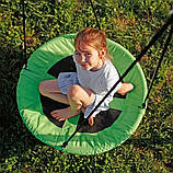 Дитяча гойдалка Діаметр 100 см, Вуличні дитячі гойдалки, Підвісна гойдалка для дітей, Гніздо для дітей, фото 6