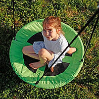 Гойдалка гніздо 100 см, Гойдалки дитячі вуличні, Круглі садові гойдалки, Гойдалка гніздо дитині круглі