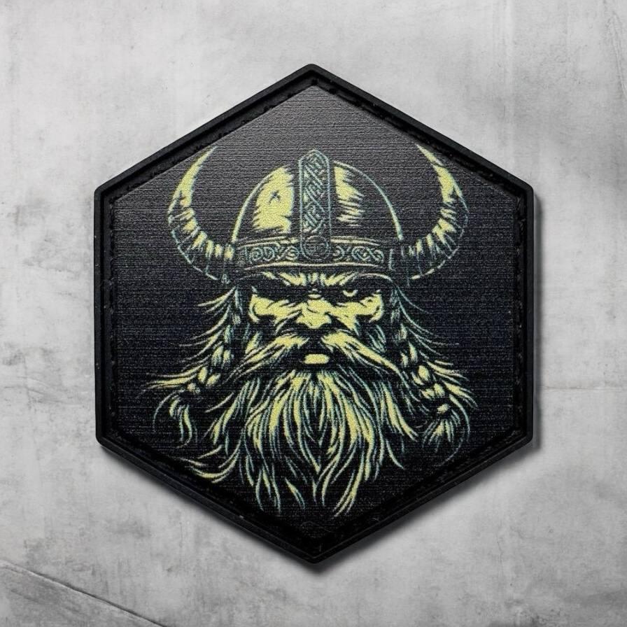 Шеврон гумовий пвх на липучці Viking Вікінг