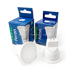 Світлодіодна лампа Feron MR-11 LB-271 3W LED 220V GU5.3 Ø35х44мм 2700K / 4000K / 6400K матова 240Lm