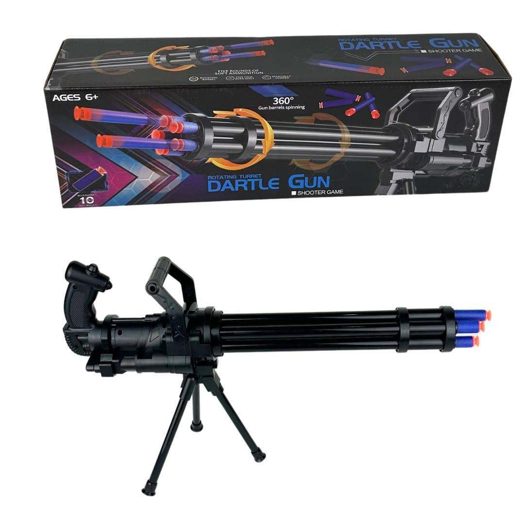 Дитяча гармата 5207A м'які кулі-присоски 43 см чорний, фото 1