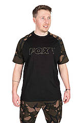 Футболка Fox Black / Camo Outline T – Shirt. XXXL