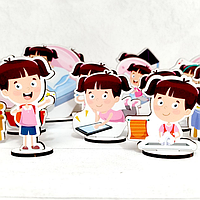 Набір фігур Мій День. Режим дня Дівчинка