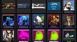 100 Наборів колекційних Карточок Стім | 100 Sets Steam Trading Cards