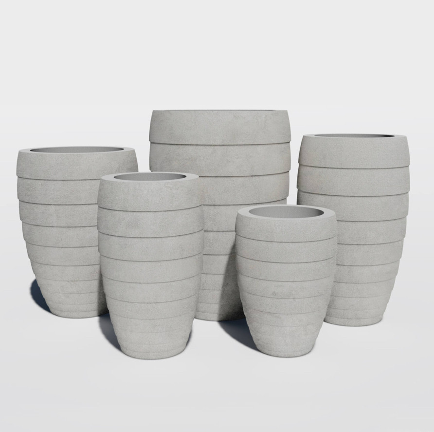 Бетонний вазон "Арко" для вулиці, саду, дачі та тераси, фото 1