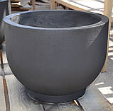 Бетонні вазони "Тіволі" кашпо для квітів, кущів та дерев, для вулиці, саду, дачі та тераси, фото 3