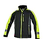 Куртка із софтшелу з капюшоном з жовтими флуоресцентними елементами та світловідбиваючими смугами CLASSWORK Польща, фото 3