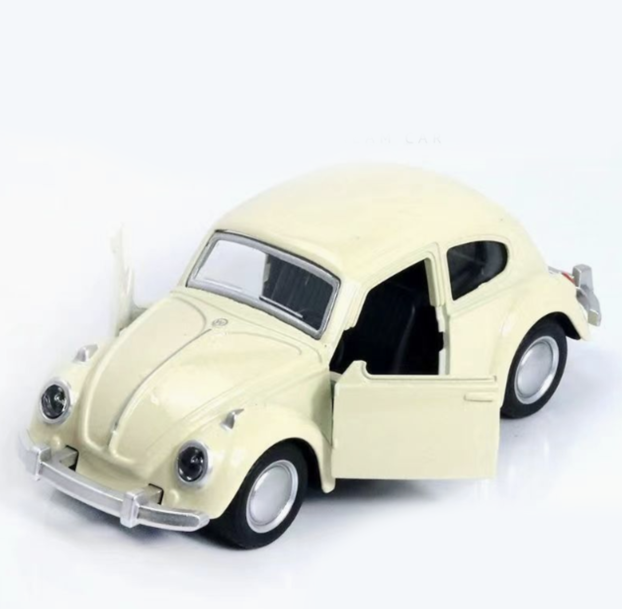 Мініатюра ретро автомобіль 12*4.5 см Молочний, фото 1