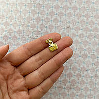 Міні замочок для валізи 10 мм Яскраве золото