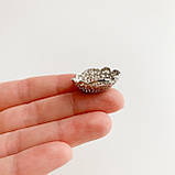 Мініатюра тарілка для фруктів 2.3*1.9 см Срібло, фото 2