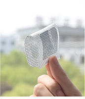 Самоклеючі латки для ремонту москітних сіток 10 листів що розрізаються на 4 латки на клейовій основі 29279, фото 4