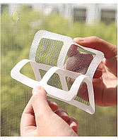 Самоклеючі латки для ремонту москітних сіток 10 листів що розрізаються на 4 латки на клейовій основі 29279, фото 7