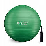 М'яч для фітнесу (фітбол) 4FIZJO 75 см Anti-Burst Green (P-5907222931189), фото 9