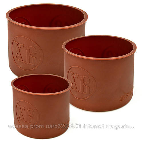 Форми силікон для пасок 3пр/наб 10.5*8.5/13*9/15.5*10см Stenson (MH-3823) [Склад зберігання: Одеса №3]