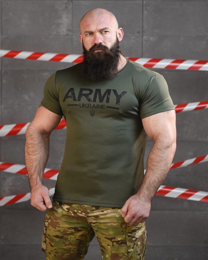Футболка Тактична ARMY Олива coolpass olive ВТ6727 ТМ