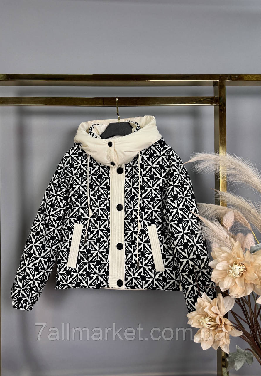 Куртка підліткова демісезонна з капюшоном на дівчинку 140-164 см (2кв) "DFK" недорого від прямого постачальника, фото 1