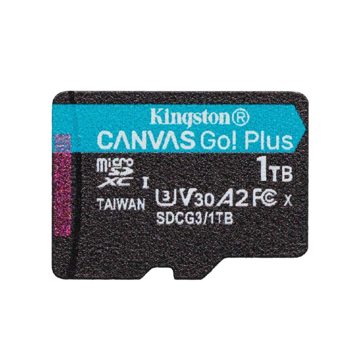 Карта пам'яті microSDXC (UHS-1 U3) Kingston Canvas Go Plus 1TB class 10 A2 V30 (R170MB/s, W90MB/s)