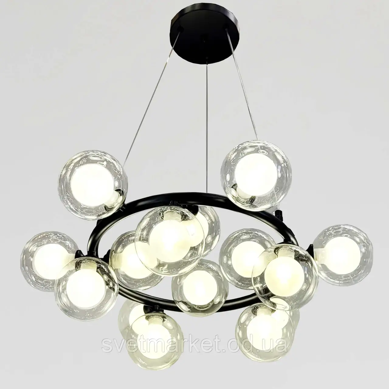 Сучасна підвісна люстра 1102/15BK, фото 1