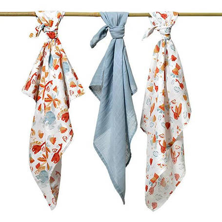 Пелюшки дитячі муслінові, бамбукові