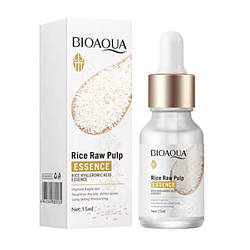 Омолоджувальна сироватка для обличчя з екстрактом рису Bioaqua, 15 мл