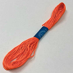Нитка муліне 8м. (для вишивання) колір - помаранчевий