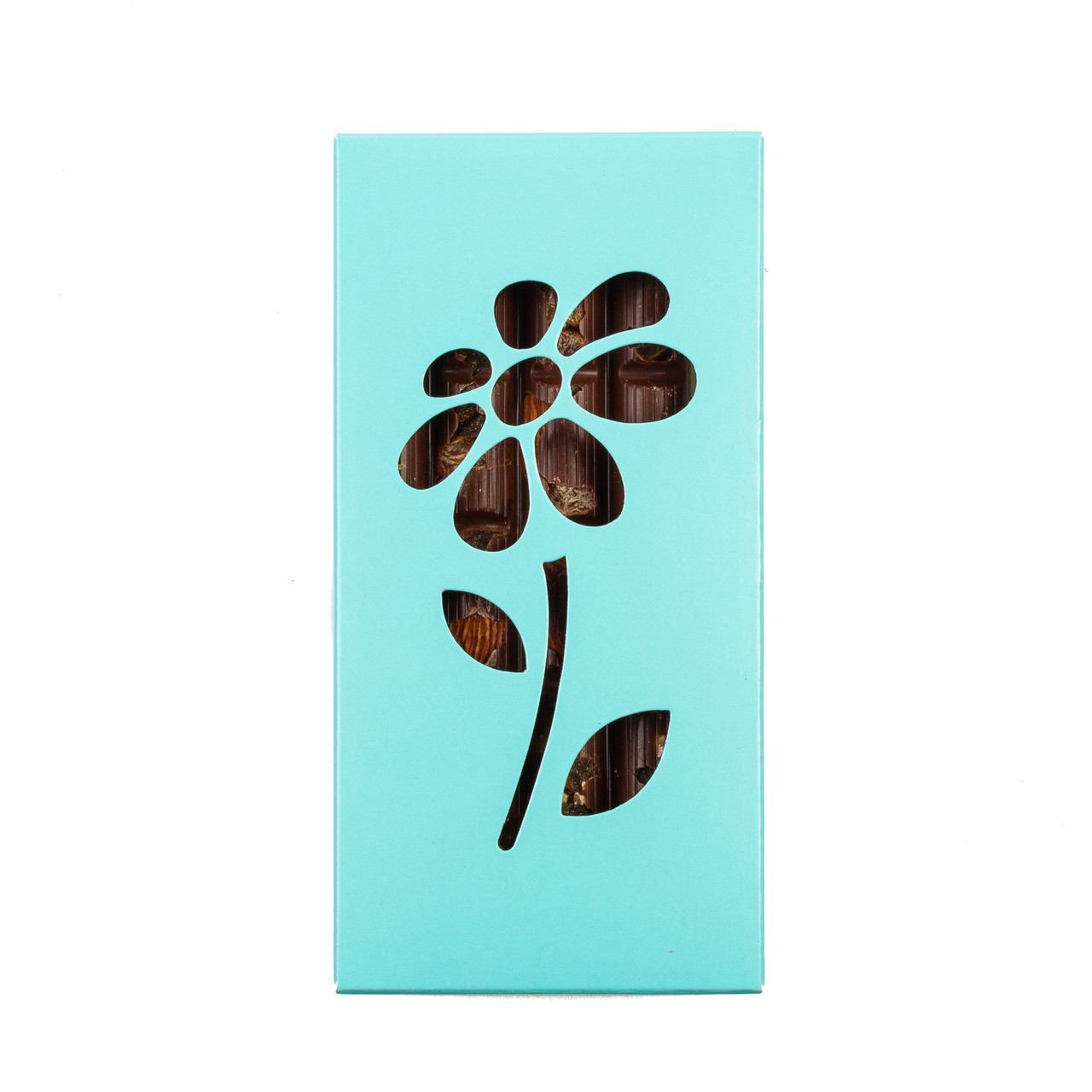 Коробка 160х80х17 для плитки шоколаду "Ромашка", тіффані, фото 1