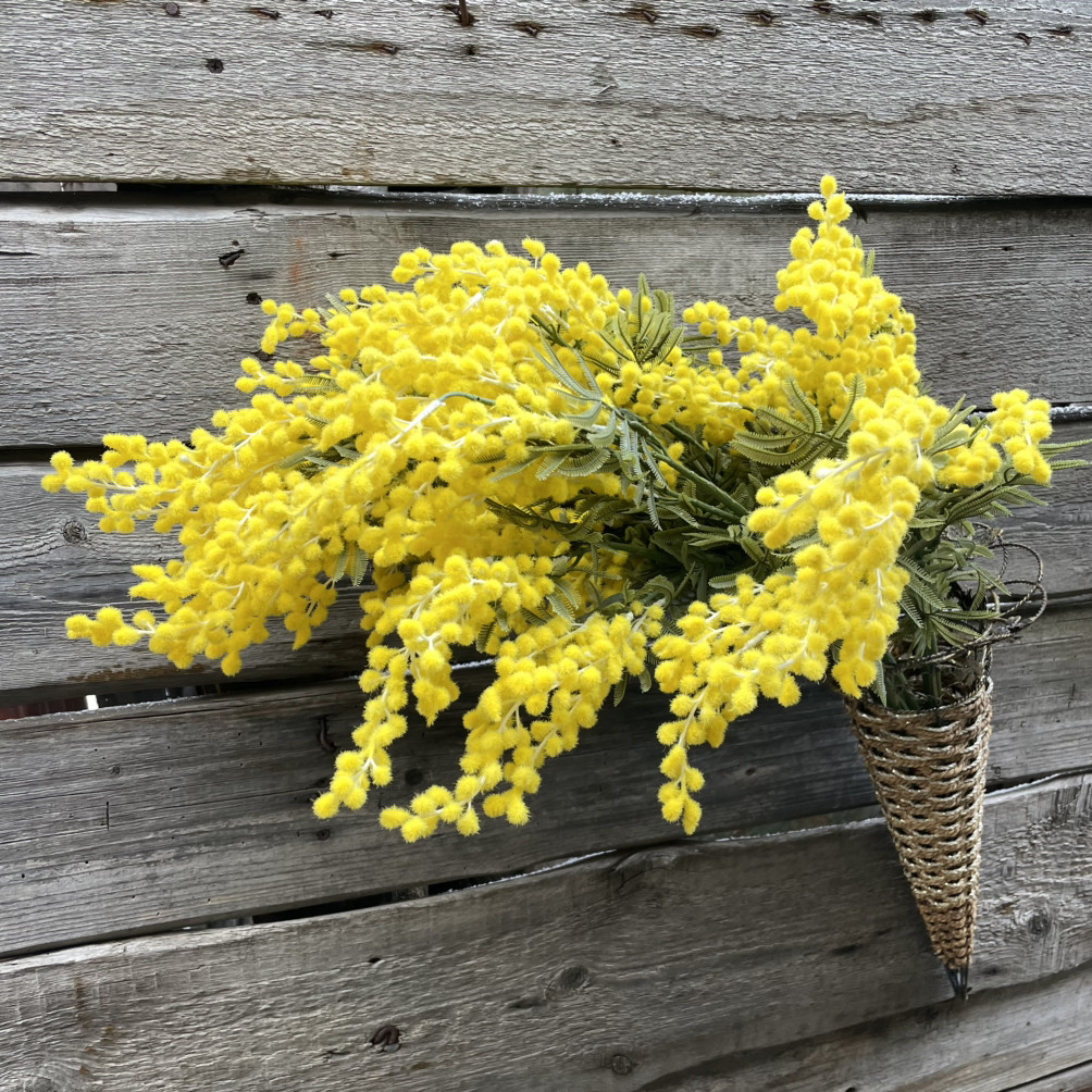 Штучна Мімоза гілка 87 см, фото 1