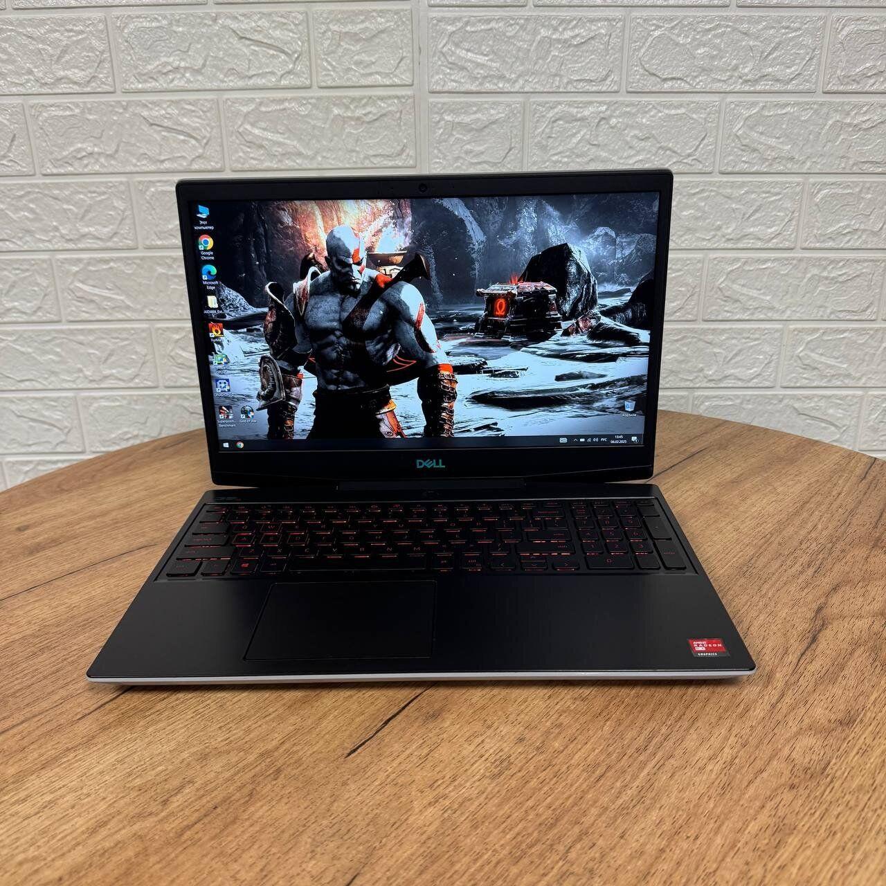 Б/в Ігровий ноутбук Б-клас Dell G5 5505 15.6" 1920x1080| Ryzen 5 4600H| 8 GB RAM| 256 GB SSD| Radeon RX 5600M 6GB