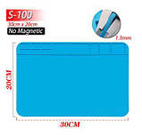 Килимок силіконовий для паяння. Антистатичний килимок для ремонту телефонів, годинника, ноутбуків. Термостійкий, фото 4