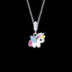 Кулон Єдиноріг кольоровий