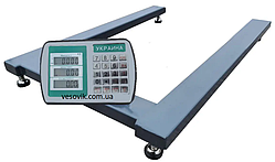 Ваги палетні до 1000кг VTP-P-А9 1t Стандарт 800х1200мм