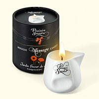 Масажна свічка для романтичного вечора Plaisirs Secrets Red Wood (80 мл)