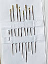 Голки 1/5 для ручного шиття з нитковдивачем NEEDLES 8 шт/комплект, фото 3