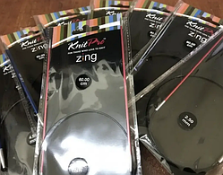 Спиці Zing Knit Pro 60 см товщина 10.0 мм