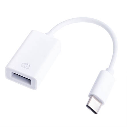 Кабель USB type-C на USB-A "мама" 15 см LJ, фото 2