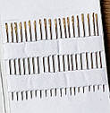 Голки 8 для ручного шиття з нитковдивачем NEEDLES 20 шт/комплект, фото 3
