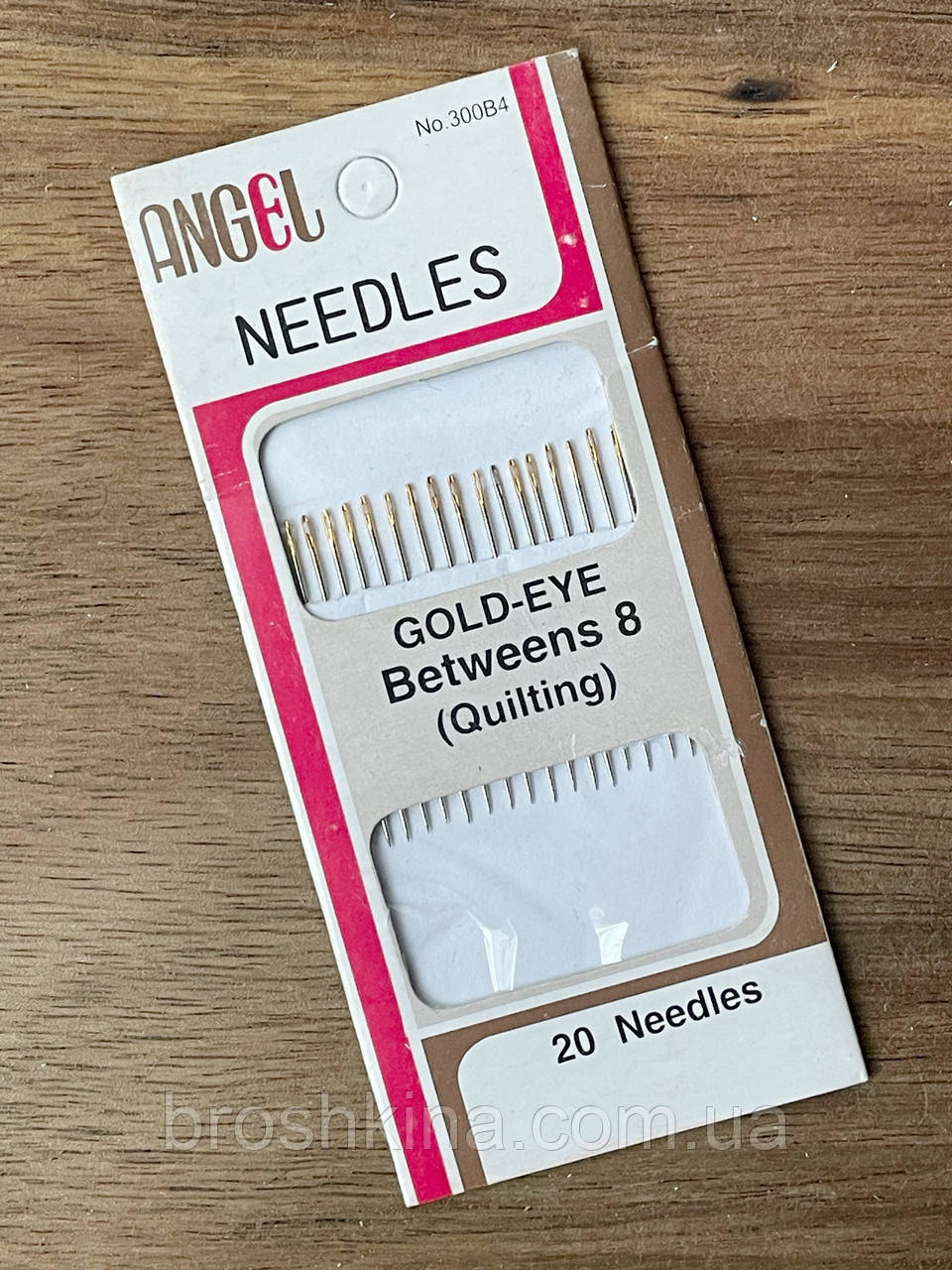 Голки 8 для ручного шиття з нитковдивачем NEEDLES 20 шт/комплект