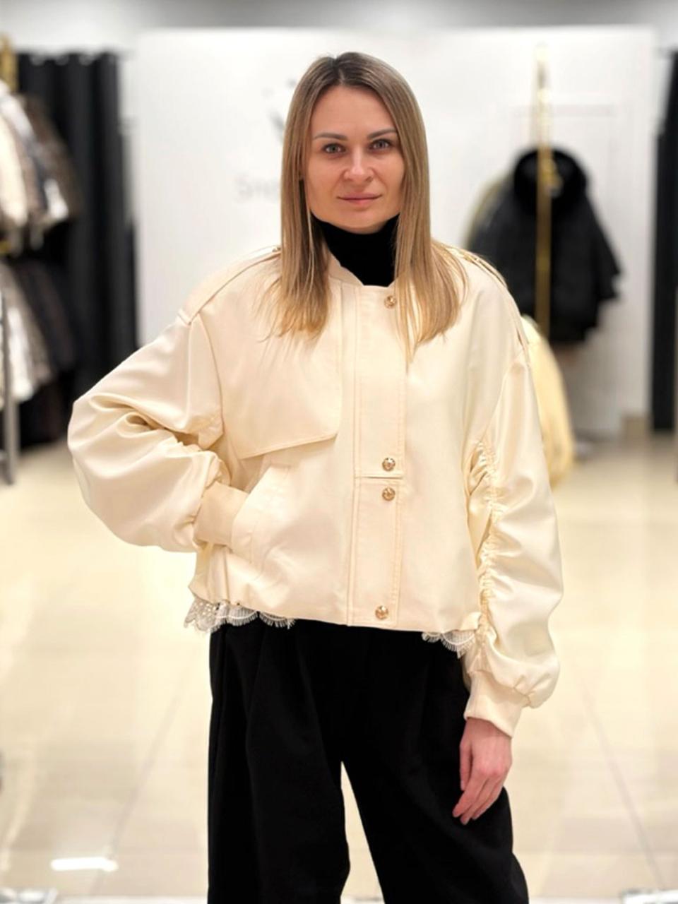 Тренч CHANEVIA 9909 Cream White, фото 1