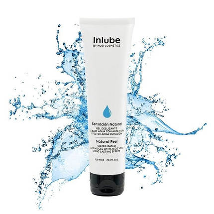 Лубрикант с алое вера Nuei INLUBE Natural Feel водная основа, 100 мл, фото 1