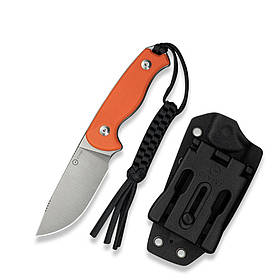 Ніж Civivi Timberbark C23094-2 (Sandvik 14C28N, G10, Drop Point, Full-Tang) + чохол