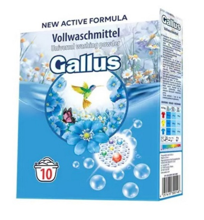 Пральний порошок Gallus Універсальний 650 г (4251415300148)